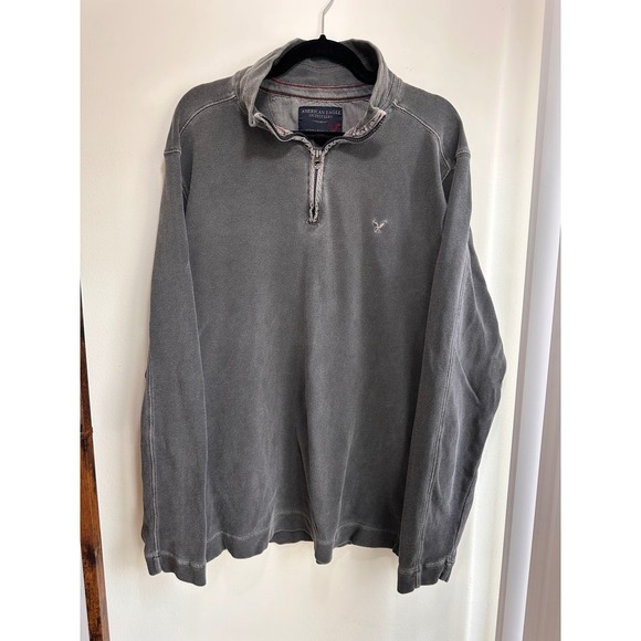 American Eagle Outfitters Other - American Eagle Outfitters Mens Vintage Style Quarter Zip Pullover Tall